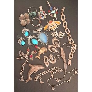 Vtg Jewelry Lot ALL Sterling 925 ~All Wearable~ Not Scrap 173 grams